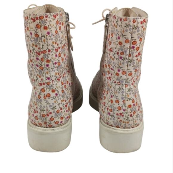 S2566 EUC SCHUTZ McKenzie Floral Combat Boots size 8.5B - Picture 10 of 10